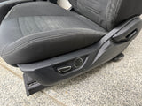 2015-2017 Ford Mustang GT Black Cloth Seats Coupe Front Power Seats