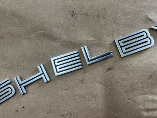 2007-2014 Ford Mustang Shelby GT500 Decklid Shelby Trunk Letters Emblems