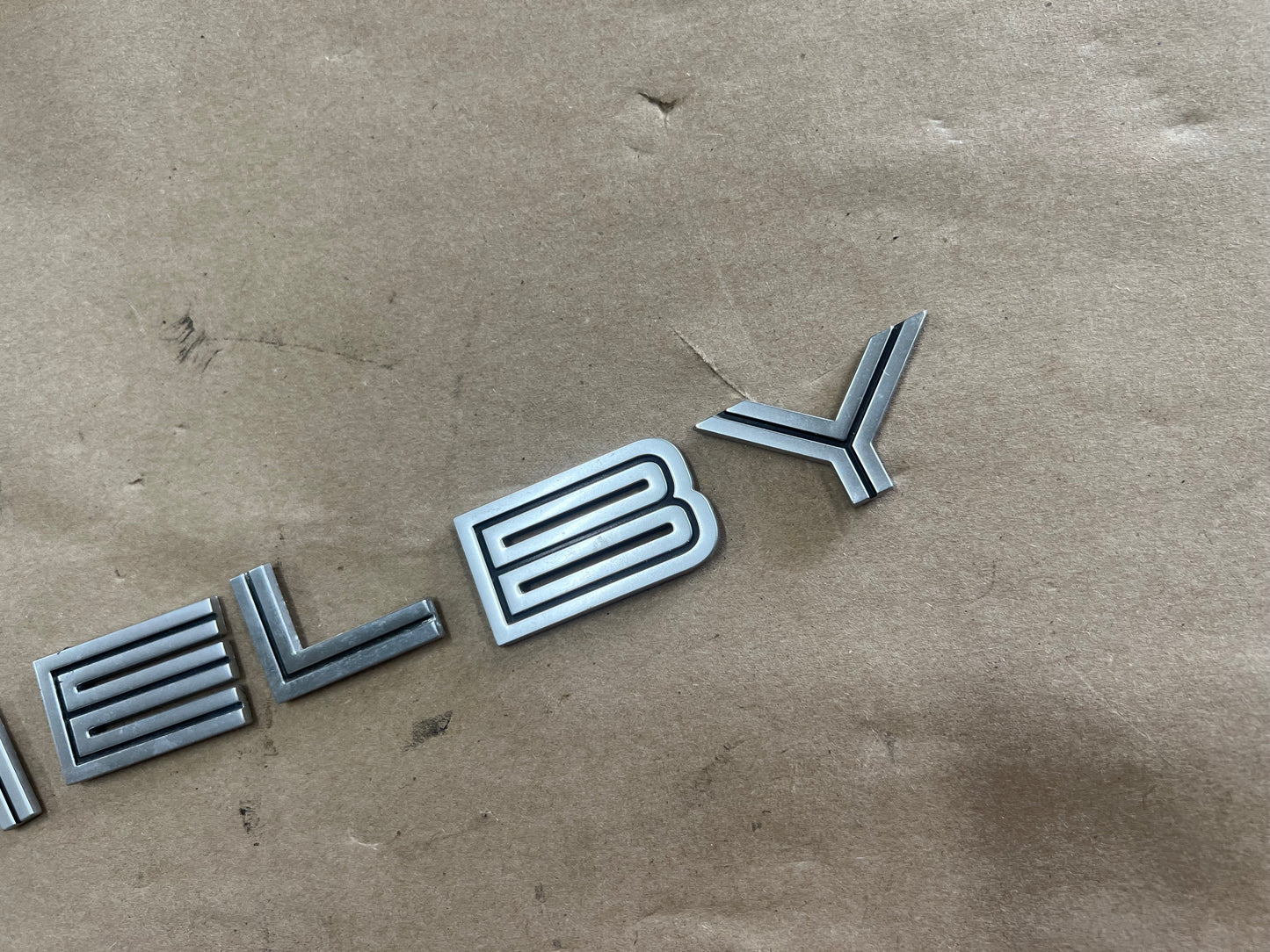 2007-2014 Ford Mustang Shelby GT500 Decklid Shelby Trunk Letters Emblems