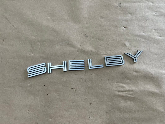 2007-2014 Ford Mustang Shelby GT500 Decklid Shelby Trunk Letters Emblems