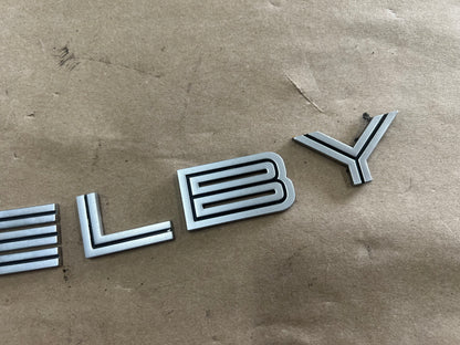 2007-2014 Ford Mustang Shelby GT500 Decklid Shelby Trunk Letters Emblems