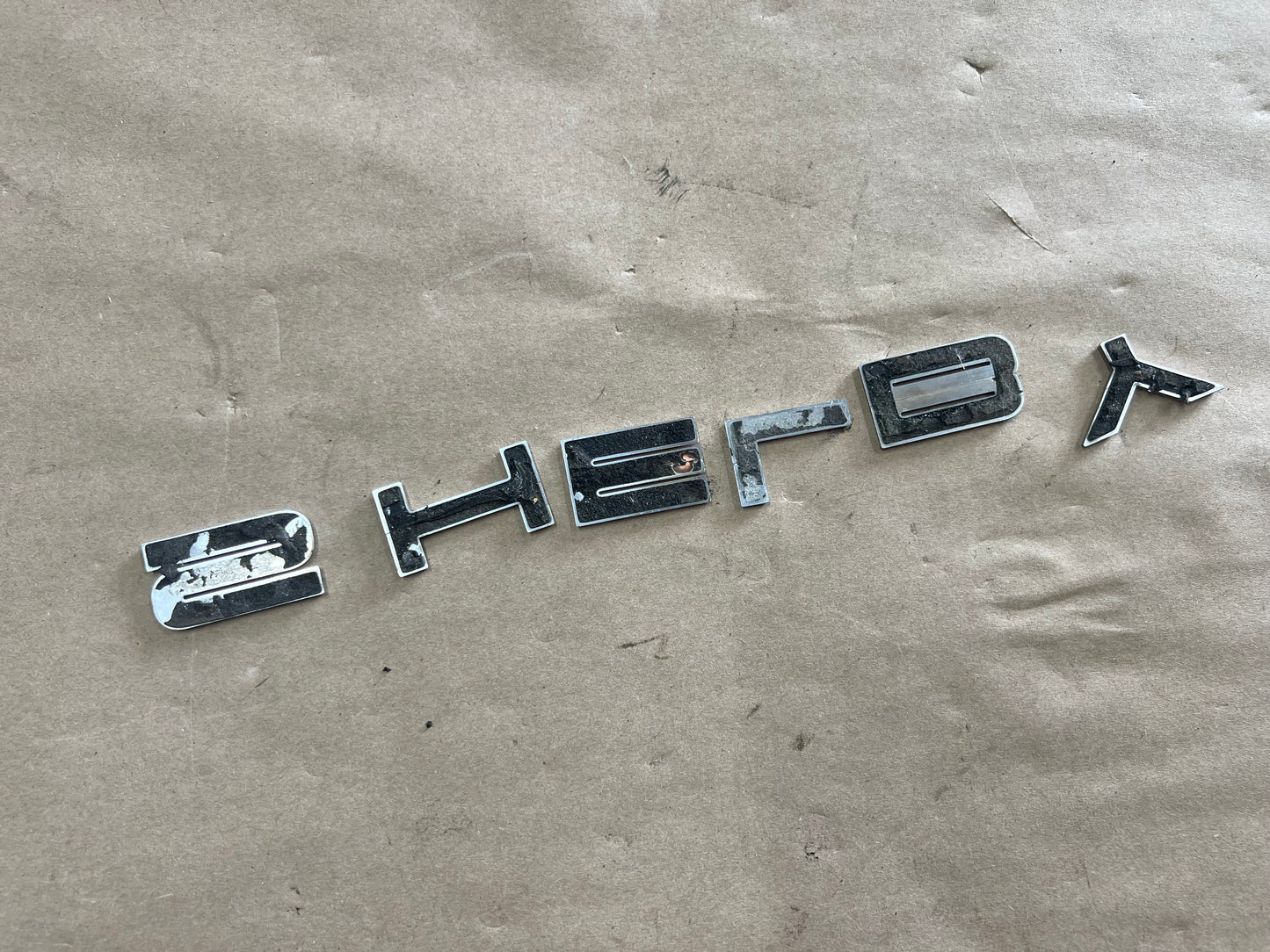 2007-2014 Ford Mustang Shelby GT500 Decklid Shelby Trunk Letters Emblems