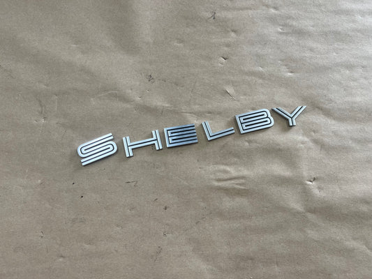 2007-2014 Ford Mustang Shelby GT500 Decklid Shelby Trunk Letters Emblems