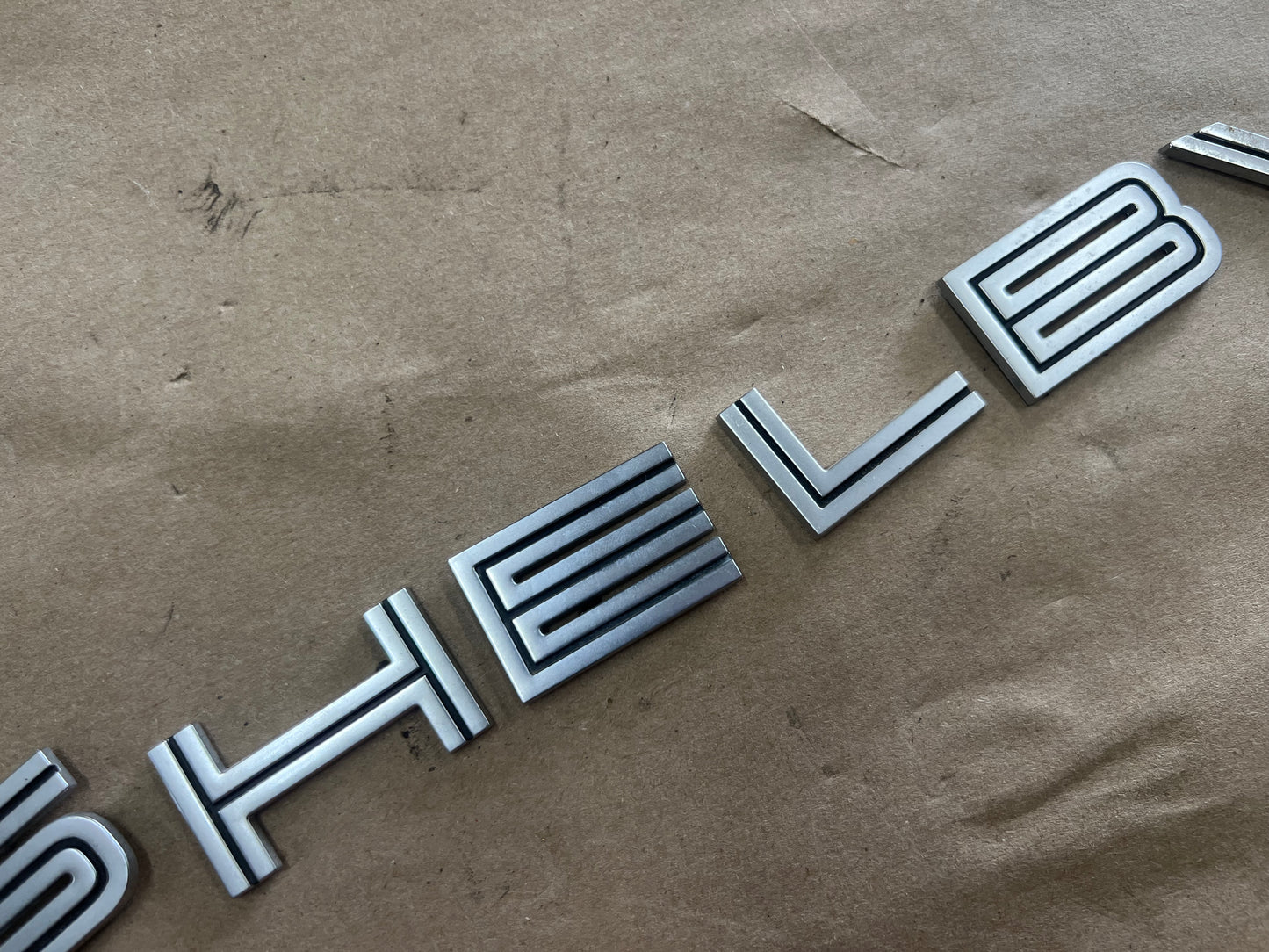 2007-2014 Ford Mustang Shelby GT500 Decklid Shelby Trunk Letters Emblems