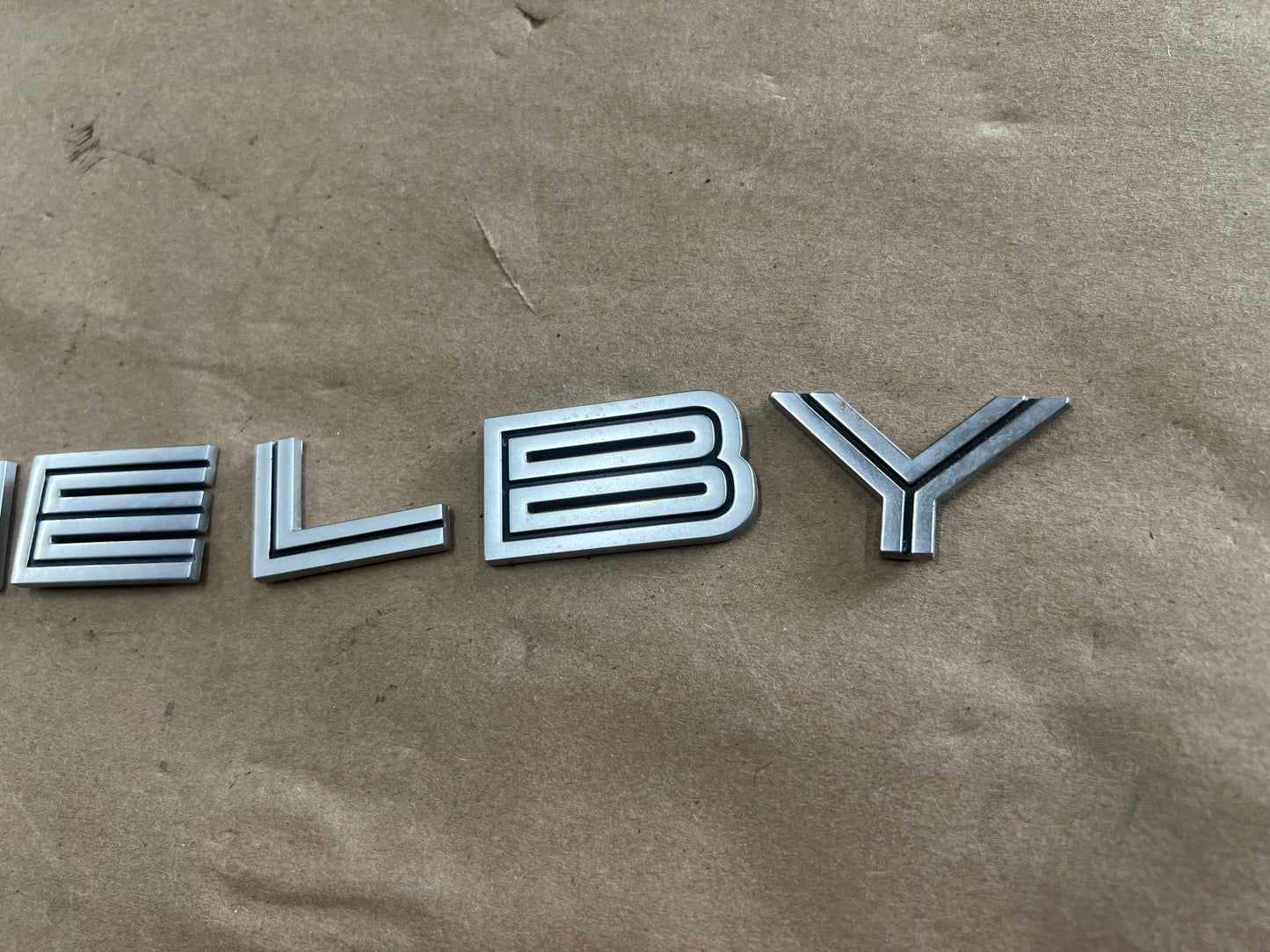 2007-2014 Ford Mustang Shelby GT500 Decklid Shelby Trunk Letters Emblems