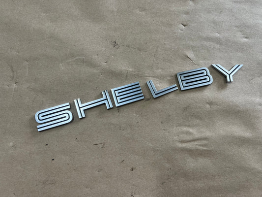 2007-2014 Ford Mustang Shelby GT500 Decklid Shelby Trunk Letters Emblems