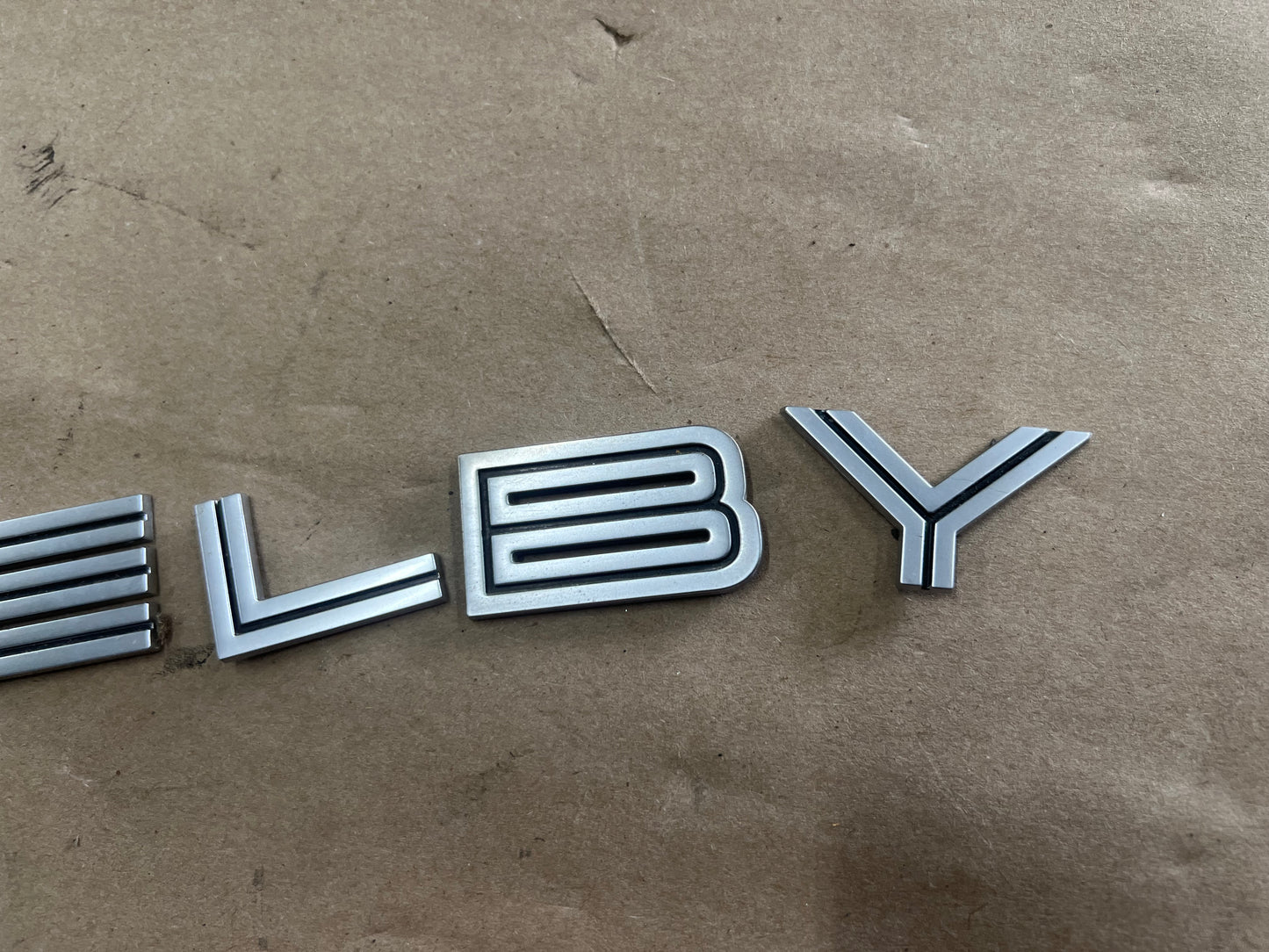 2007-2014 Ford Mustang Shelby GT500 Decklid Shelby Trunk Letters Emblems