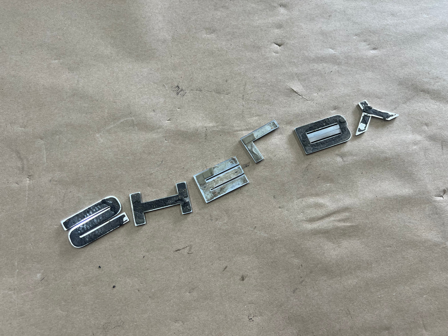 2007-2014 Ford Mustang Shelby GT500 Decklid Shelby Trunk Letters Emblems