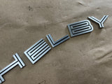 2007-2014 Ford Mustang Shelby GT500 Decklid Shelby Trunk Letters Emblems