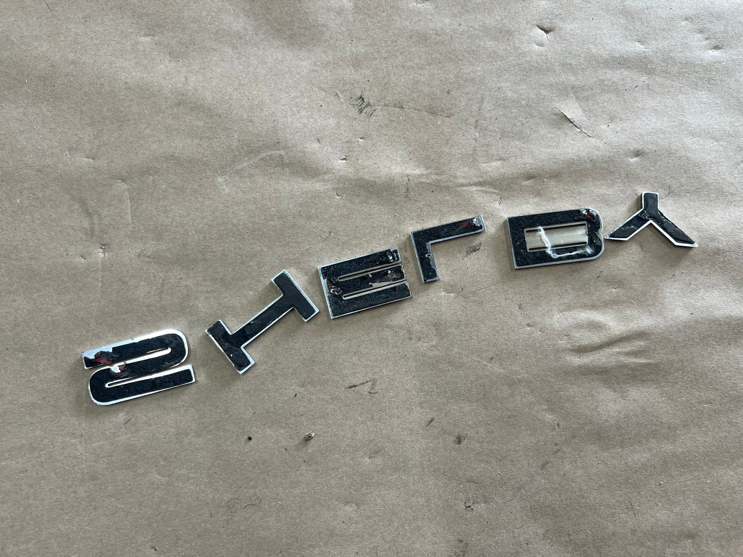 2007-2014 Ford Mustang Shelby GT500 Decklid Shelby Trunk Letters Emblems