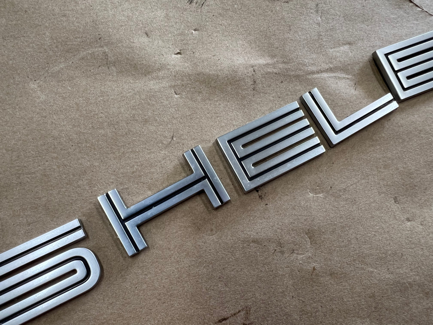 2007-2014 Ford Mustang Shelby GT500 Decklid Shelby Trunk Letters Emblems