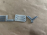 2007-2014 Ford Mustang Shelby GT500 Decklid Shelby Trunk Letters Emblems