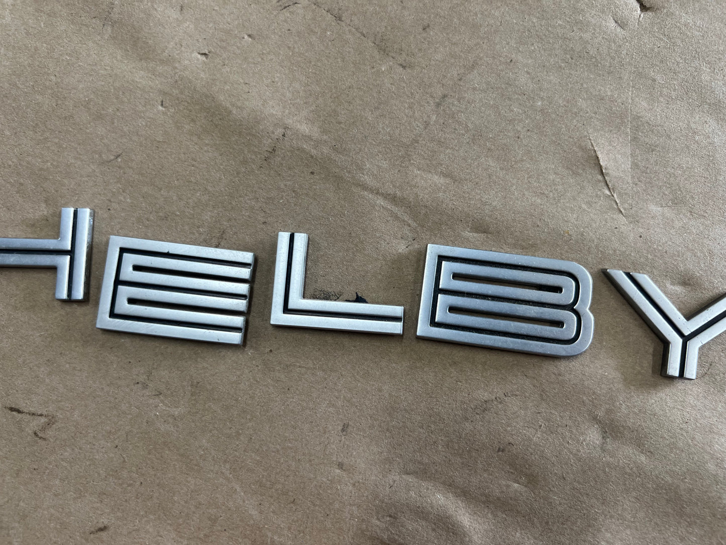 2007-2014 Ford Mustang Shelby GT500 Decklid Shelby Trunk Letters Emblems