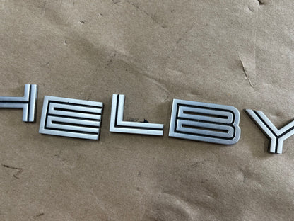 2007-2014 Ford Mustang Shelby GT500 Decklid Shelby Trunk Letters Emblems