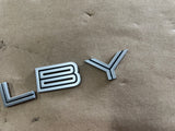 2007-2014 Ford Mustang Shelby GT500 Decklid Shelby Trunk Letters Emblems