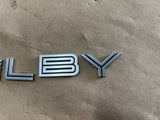 2007-2014 Ford Mustang Shelby GT500 Decklid Shelby Trunk Letters Emblems