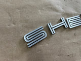 2007-2014 Ford Mustang Shelby GT500 Decklid Shelby Trunk Letters Emblems