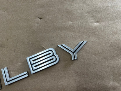 2007-2014 Ford Mustang Shelby GT500 Decklid Shelby Trunk Letters Emblems