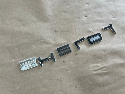 2007-2014 Ford Mustang Shelby GT500 Decklid Shelby Trunk Letters Emblems