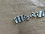 2007-2014 Ford Mustang Shelby GT500 Decklid Shelby Trunk Letters Emblems