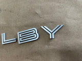 2007-2014 Ford Mustang Shelby GT500 Decklid Shelby Trunk Letters Emblems