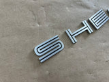 2007-2014 Ford Mustang Shelby GT500 Decklid Shelby Trunk Letters Emblems