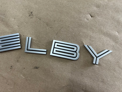 2007-2014 Ford Mustang Shelby GT500 Decklid Shelby Trunk Letters Emblems