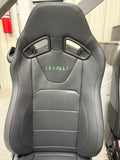2018-2023 Ford Mustang GT Bullitt Front & Rear Recaro Seats "Green Stitch"