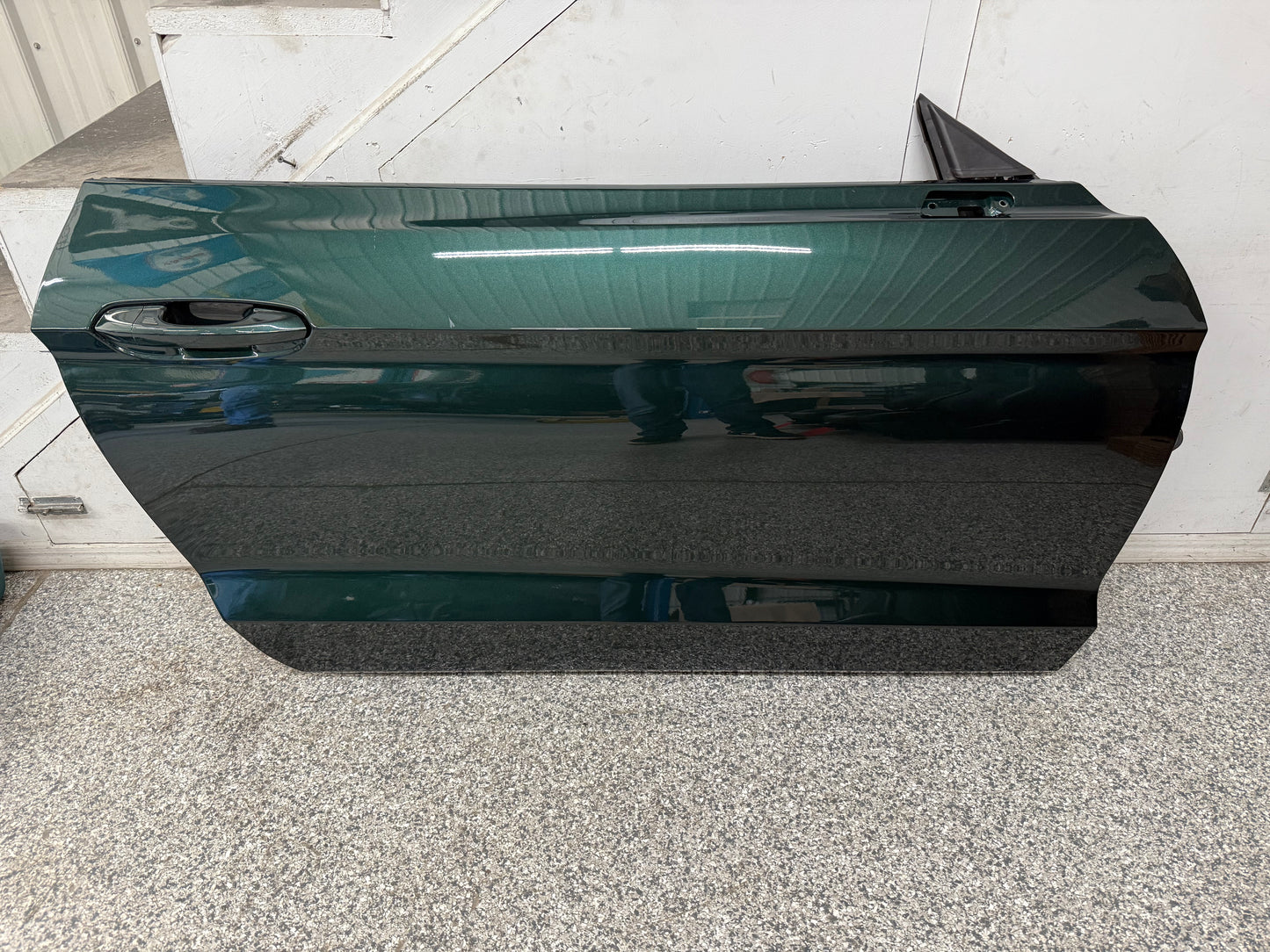 2015-2023 Ford Mustang GT GT500 RH Passenger Side Door Complete w/Glass Green B5