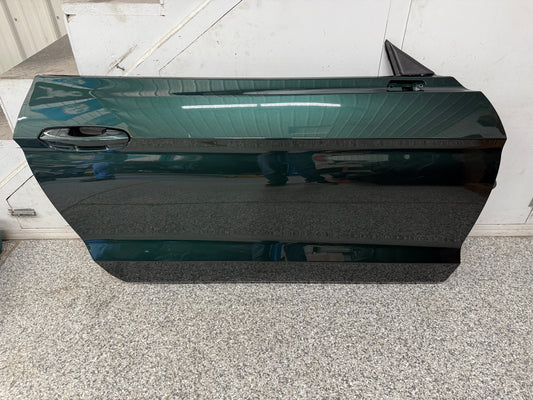 2015-2023 Ford Mustang GT GT500 RH Passenger Side Door Complete w/Glass Green B5