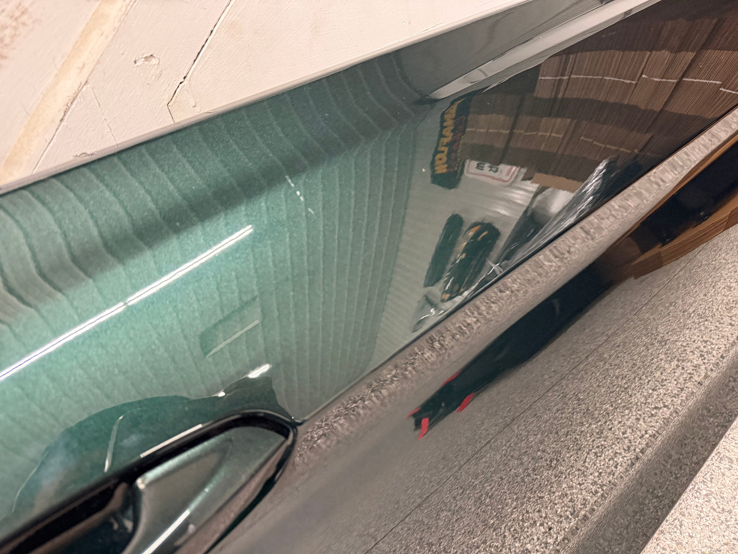 2015-2023 Ford Mustang GT GT500 RH Passenger Side Door Complete w/Glass Green B5