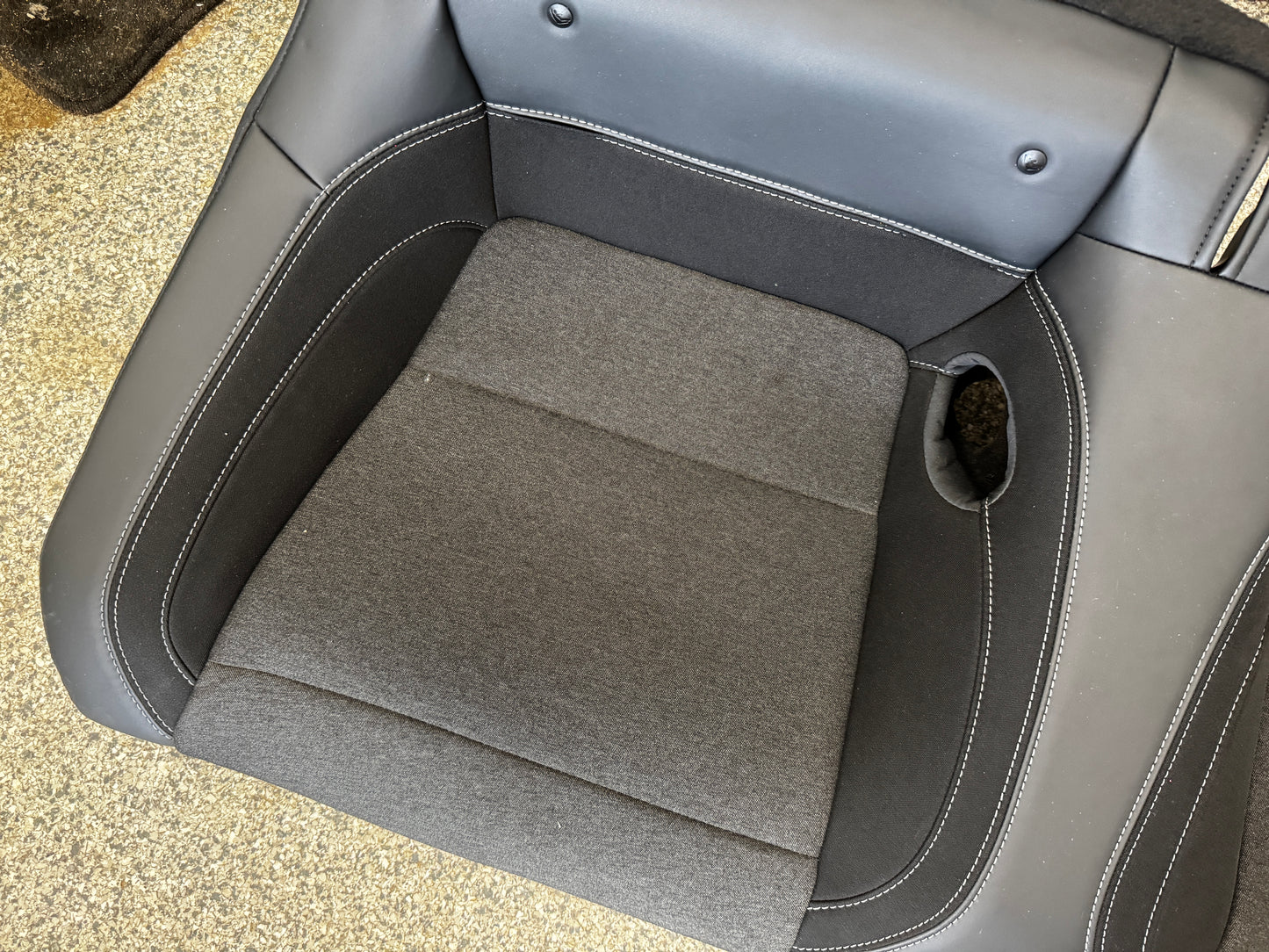 2024-2026 Ford Mustang GT Black Cloth Leather Seats Coupe
