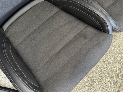 2024-2026 Ford Mustang GT Black Cloth Leather Seats Coupe