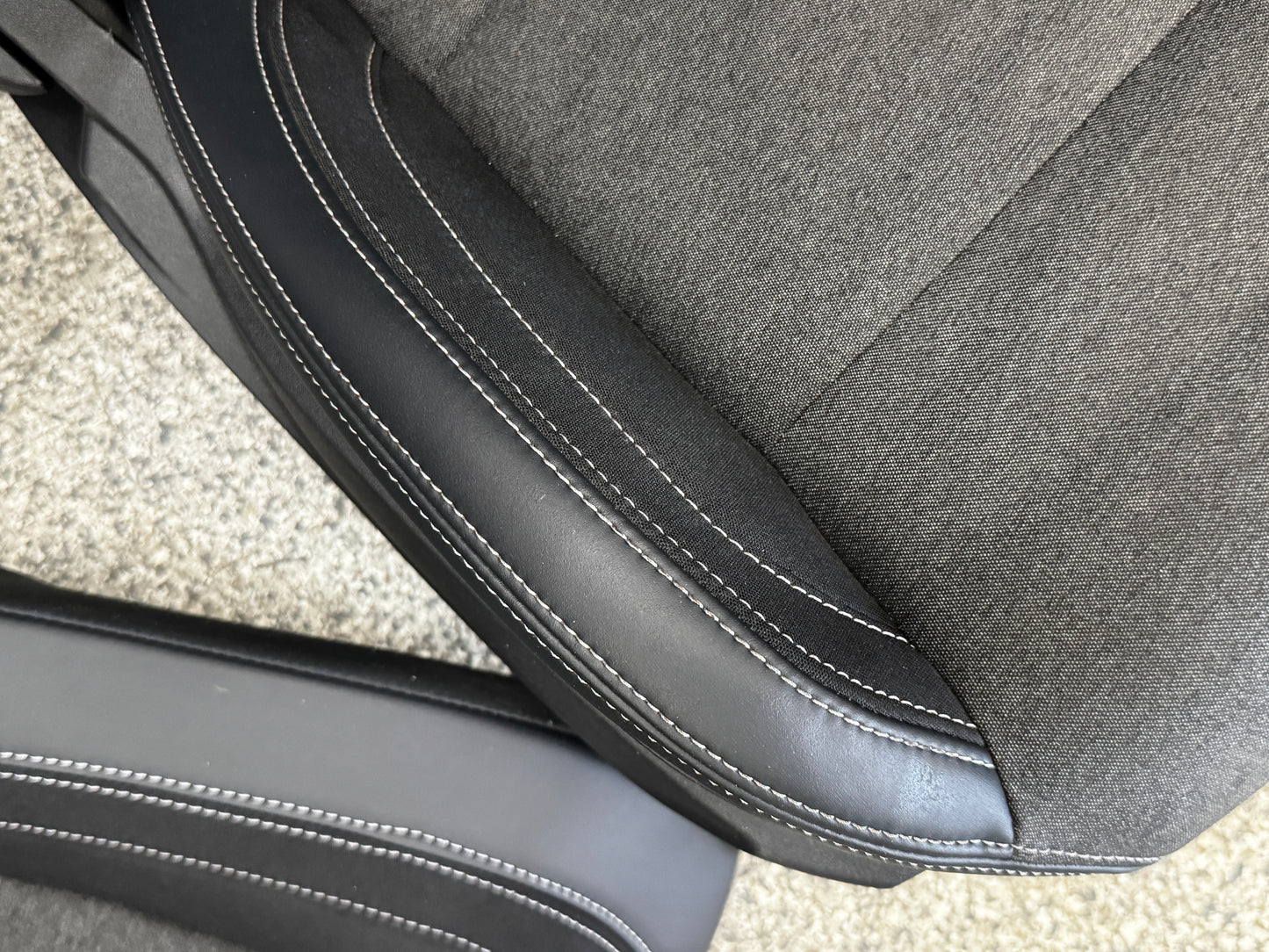2024-2026 Ford Mustang GT Black Cloth Leather Seats Coupe