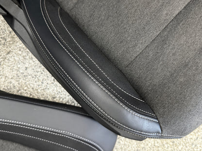 2024-2026 Ford Mustang GT Black Cloth Leather Seats Coupe