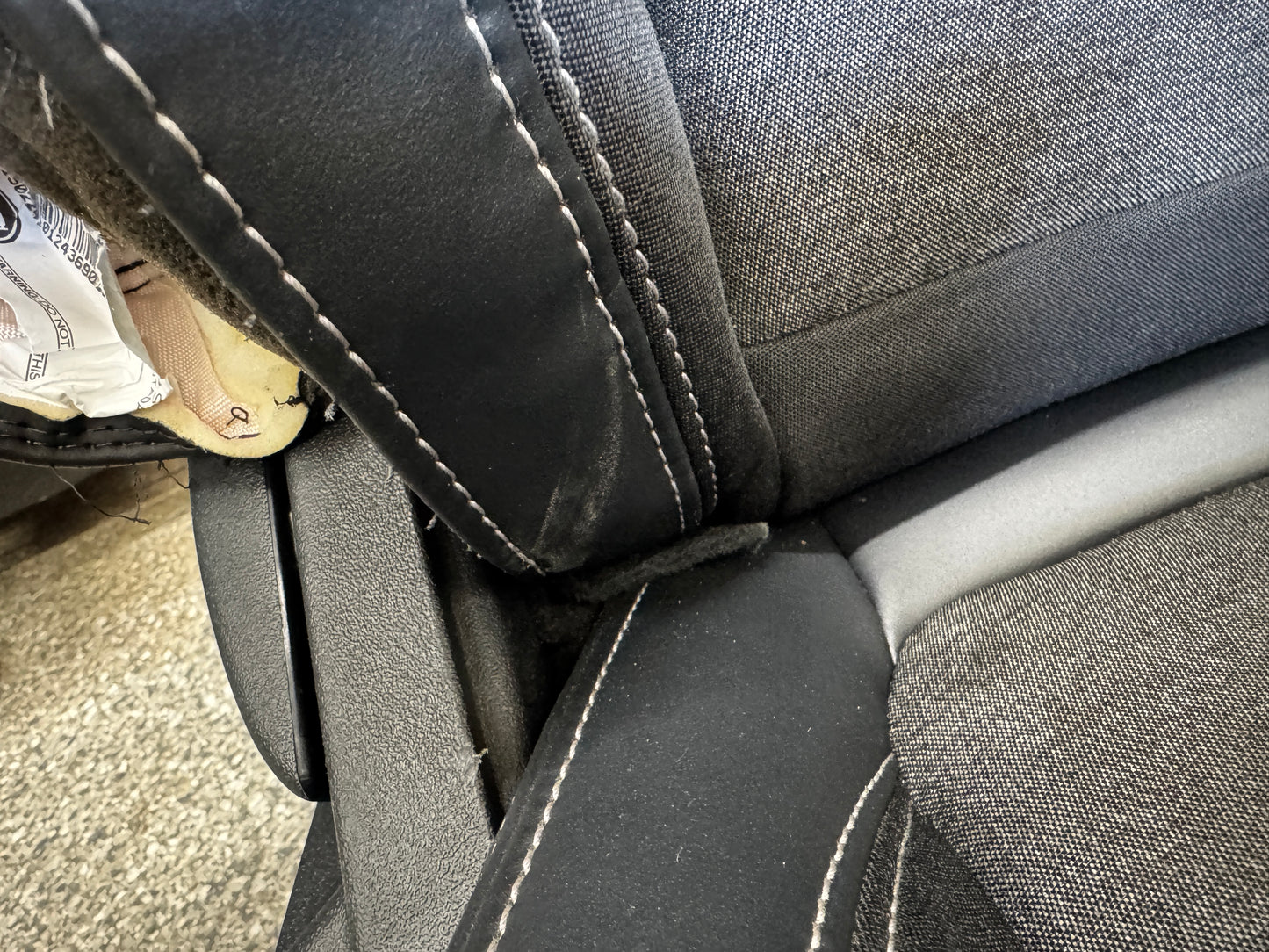 2024-2026 Ford Mustang GT Black Cloth Leather Seats Coupe