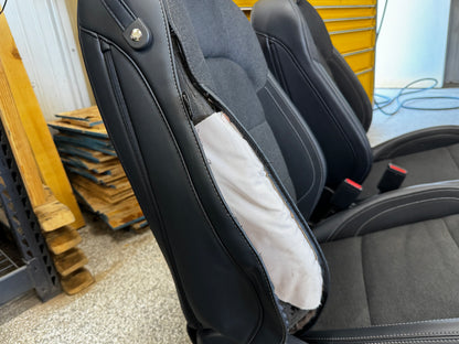 2024-2026 Ford Mustang GT Black Cloth Leather Seats Coupe