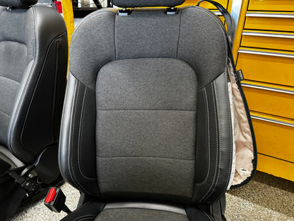 2024-2026 Ford Mustang GT Black Cloth Leather Seats Coupe