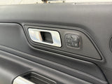 2018-2023 Mustang GT V6 EcoBoost LH RH Premium Leather Insert Door Panels Pair