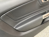 2018-2023 Mustang GT V6 EcoBoost LH RH Premium Leather Insert Door Panels Pair