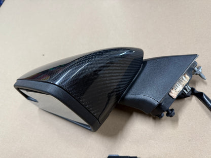 2015-2020 Ford Mustang GT LH Driver Side Mirror Heated Signal Puddle "Black"