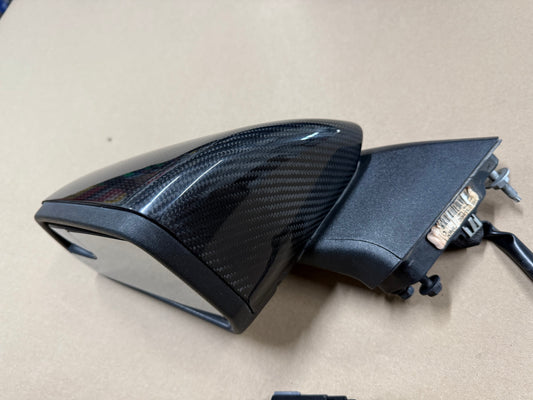 2015-2020 Ford Mustang GT LH Driver Side Mirror Heated Signal Puddle "Black"