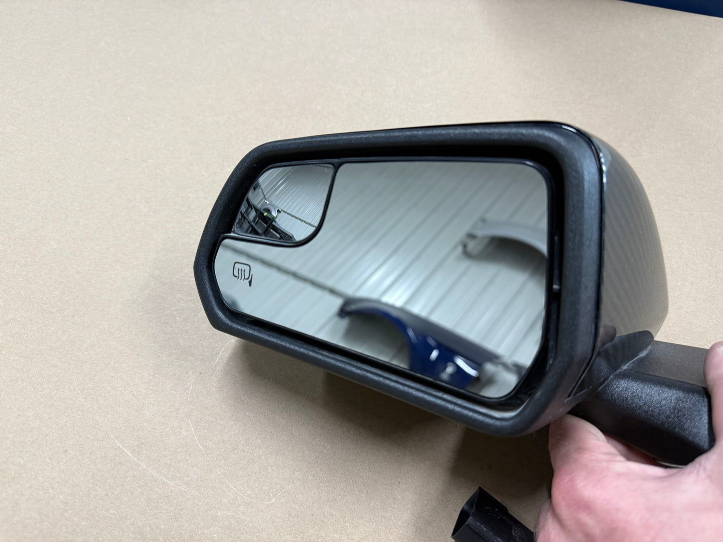 2015-2020 Ford Mustang GT LH Driver Side Mirror Heated Signal Puddle "Black"