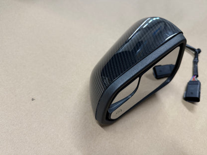 2015-2020 Ford Mustang GT LH Driver Side Mirror Heated Signal Puddle "Black"
