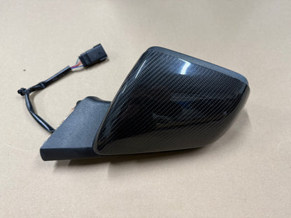 2015-2020 Ford Mustang GT LH Driver Side Mirror Heated Signal Puddle "Black"