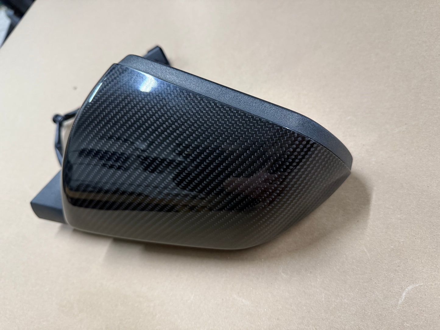 2015-2020 Ford Mustang GT LH Driver Side Mirror Heated Signal Puddle "Black"