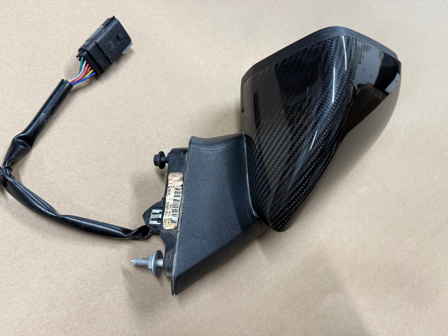2015-2020 Ford Mustang GT LH Driver Side Mirror Heated Signal Puddle "Black"