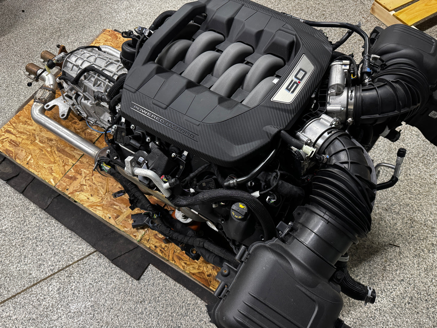 2024 Mustang 5.0 Coyote Dark Horse Gen 4 Engine Drivetrain 10R80Transmission 650