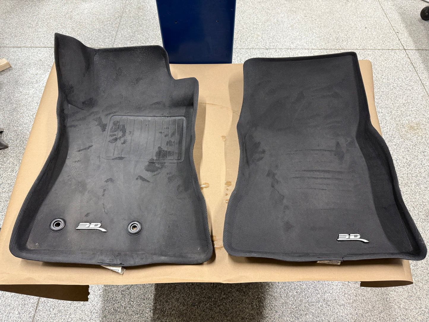 2015-2023 Ford Mustang 3D Kagu All Weather Front Floor Mats