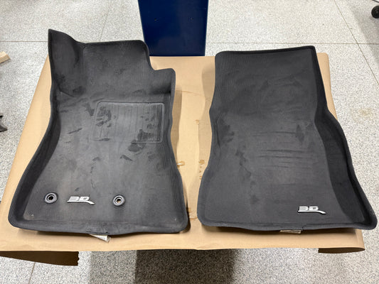 2015-2023 Ford Mustang 3D Kagu All Weather Front Floor Mats